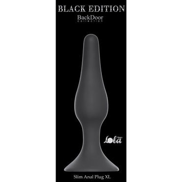 Lola Toys Slim Anal Plug XL, черная