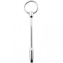 Sinner Solid Metal Dilator with Pull-out-ring, серебристый