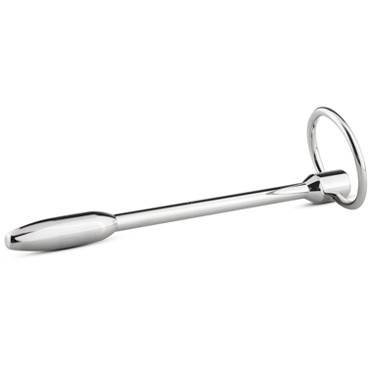 Sinner Solid Metal Dilator with Pull-out-ring, серебристый