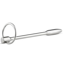 Sinner Solid Metal Dilator with Pull-out-ring, серебристый