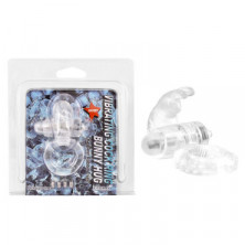 Erokay Vibrating Cock Ring Bunny Hug, прозрачное