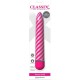 Pipedream Classix Sweet Swirl Vibrator, бело-розовый