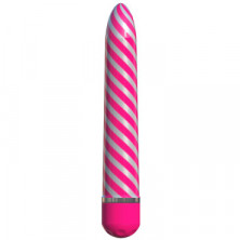 Pipedream Classix Sweet Swirl Vibrator, бело-розовый