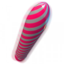Pipedream Classix Sweet Swirl Vibrator, бело-розовый
