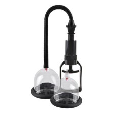 Pipedream Fetish Fantasy Deluxe Vibrating Nipple Pleasure Cups, черные