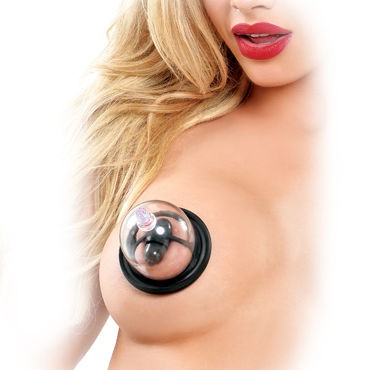 Pipedream Fetish Fantasy Deluxe Vibrating Nipple Pleasure Cups, черные