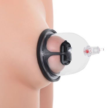 Pipedream Fetish Fantasy Deluxe Vibrating Nipple Pleasure Cups, черные