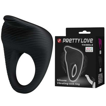 Baile Pretty Love Vibrating Ring, черное