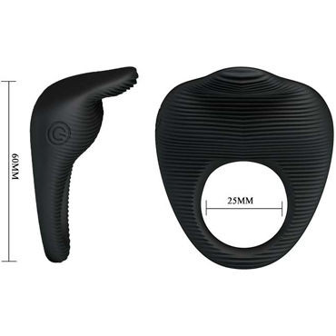 Baile Pretty Love Vibrating Ring, черное