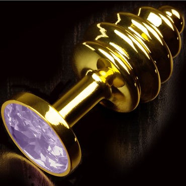 Пикантные штучки Маленькая витая пробка, золотистая