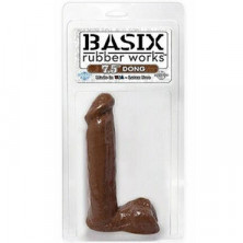 Pipedream Basix Rubber Works 19 см коричневый