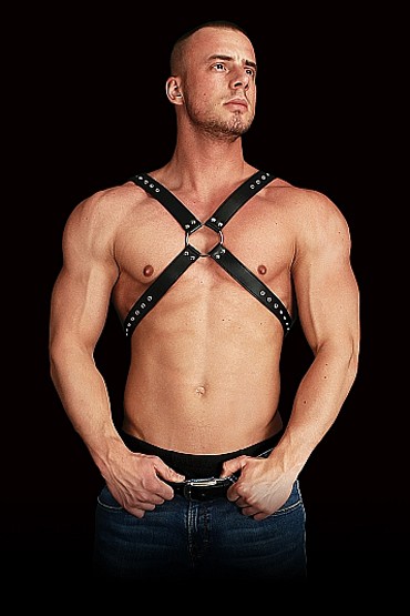 Ouch! Adonis High Halter, черная