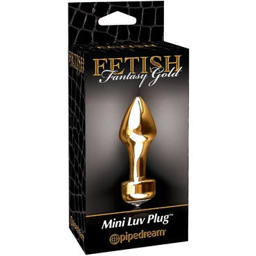 Pipedream Gold Mini Luv Plug