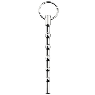 Sinner Solid Metal Dilator With Pull Ring, серебристый