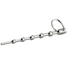 Sinner Solid Metal Dilator With Pull Ring, серебристый