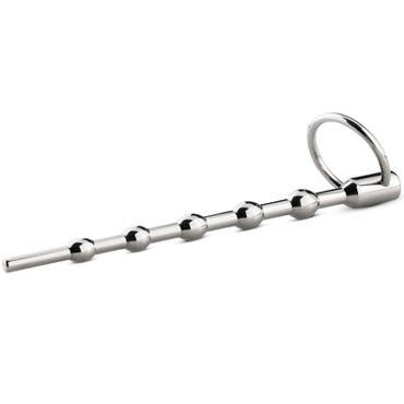 Sinner Solid Metal Dilator With Pull Ring, серебристый