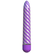 Pipedream Classix Sweet Swirl Vibrator, бело-фиолетовый