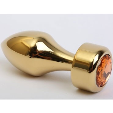 4sexdream Анальная ювелирка Пуля, золотой/желтый