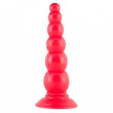 ToyFa Black&Red Анальная елочка, красная