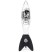 Motorhead Bomber Clear&Black Glass Massager, прозрачный