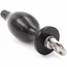 4sexdream Пробка металл с кольцом L, черная