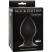 Lola Toys Back Door Thick Anal Plug Medium, черная