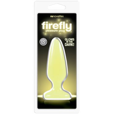 NS Novelties Firefly Pleasure Plug, желтая