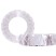 NS Novelties Treads Mens Ring Thin, прозрачное