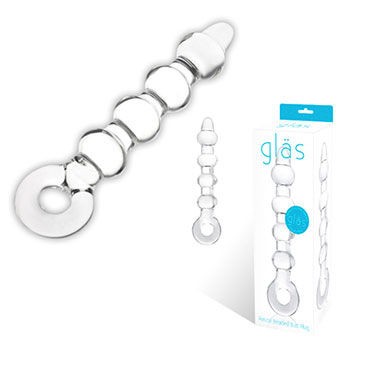 Glas Rascal Beaded фаллоимитатор