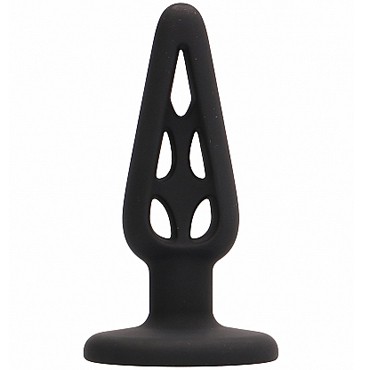 Shots Plug&Play Butt Plug Hollow №1 10см, черная