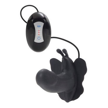 California Exotic Silicone Love Rider Wild Butterfly, черный