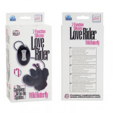 California Exotic Silicone Love Rider Wild Butterfly, черный