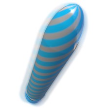 Pipedream Classix Sweet Swirl Vibrator, бело-голубой