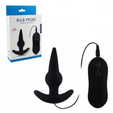 Howells Aphrodisia Bulb Probe Vibrating Anal Plug, черный