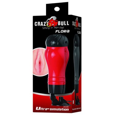 Baile Crazy Bull Flora Мастурбатор-ротик, красный