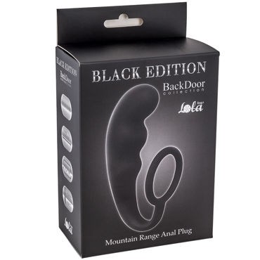 Lola Toys Back Door Mountain Range Anal Plug, черный