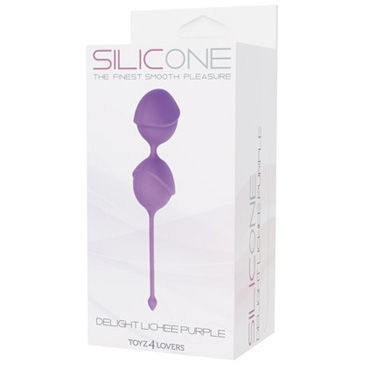 Toyz4lovers Silicone Delight Pussy Lichee, фиолетовые