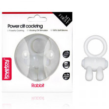 Lovetoy Power Rabbit Clit Cockring, белое