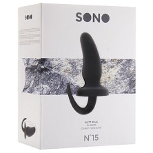 Shots Toys Sono Butt Plug №15, черная