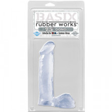 Pipedream Basix Rubber Works 19 см прозрачный