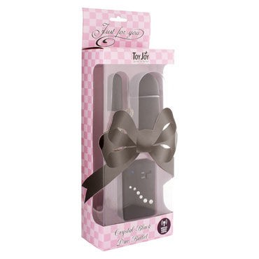 Toy Joy Crystal Duo Bullet, черные