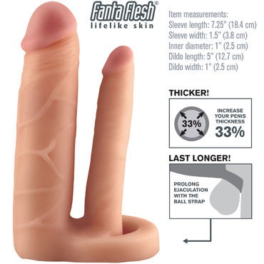 Pipedream Fantasy X-tensions Double Trouble Extension, телесная