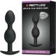 Baile Pretty Love Silicone Anal Balls, черные
