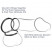 Pipedream Fantasy C-Ringz Silicone 3-Ring Stamina Set, черный