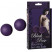 Doc Johnson Black Rose Ben Wa Balls, фиолетовые