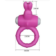 LoveToy Power Thrill Clit Cockring, черное