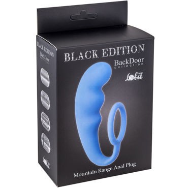 Lola Toys Back Door Mountain Range Anal Plug, синий