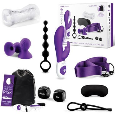 Rabbit Company Come Hither Rabbit Deluxe Couple`s Playtime Set