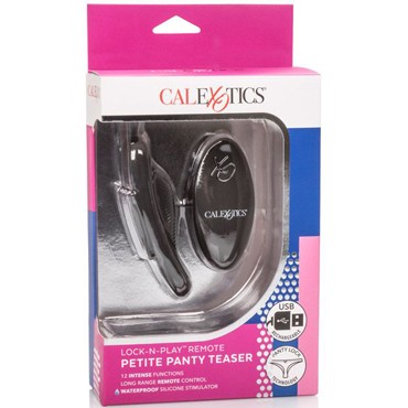 California Exotic Lock-N-Play Remote Petite Panty Teaser, черный