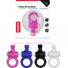 Lovetoy Power Thriller Clit Cockring, розовое